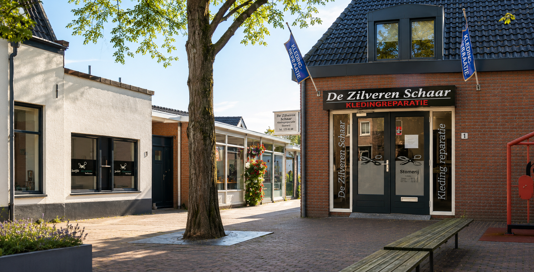 Het atelier van De Zilveren Schaar aan Pilatusdam 1 in Zoetermeer
